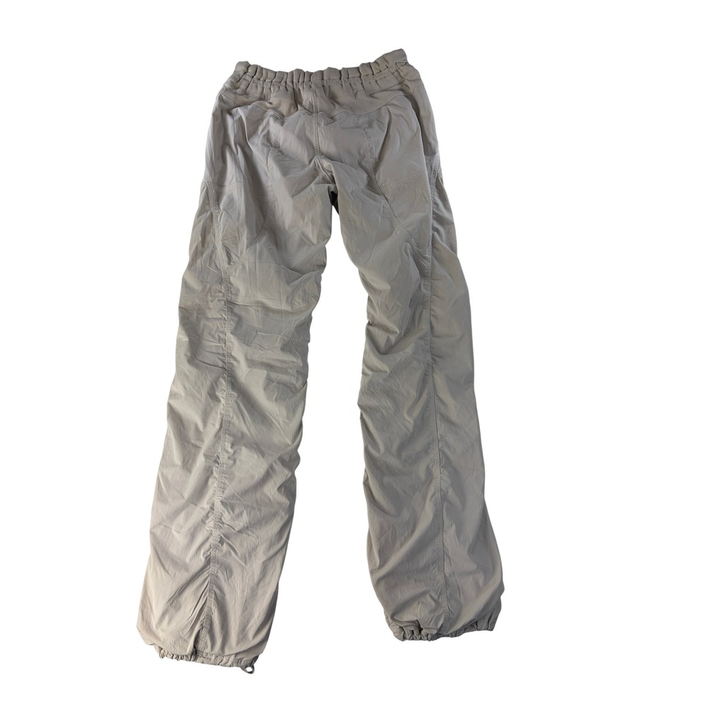 Lululemon Dance Studio Pant II with Liner Size 8 Ruched Dune Cream Lined - Picture 2 of 9